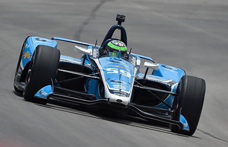 Conor Daly on track Texas
