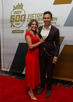 Karlie Woods and Robert Wickens