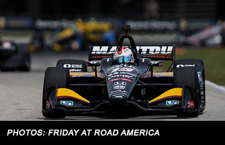Graham Rahal on track Road America