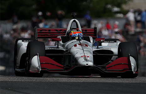 Santino Ferrucci on track Road America