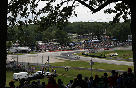 Scenic shot of Road America campers