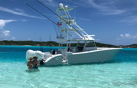 Ryan Hunter-Reay's boat