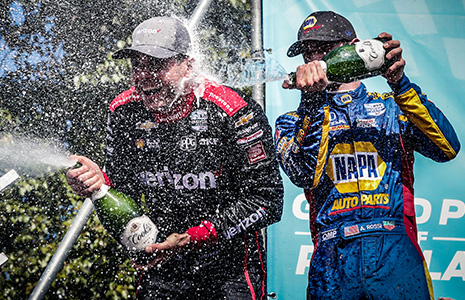 Will Power and Alexander Rossi