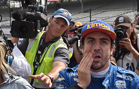 Fernando Alonso at 2019 Indy 500