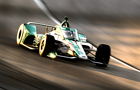 Tony Kanaan on track