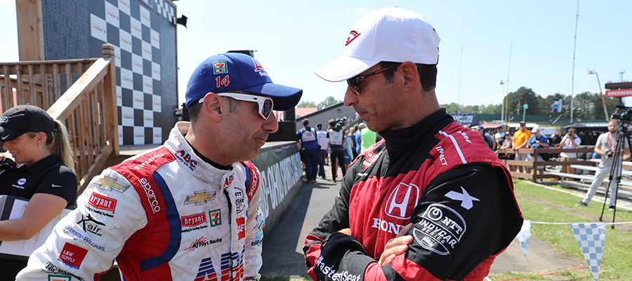 Tony Kanaan and Helio Castroneves