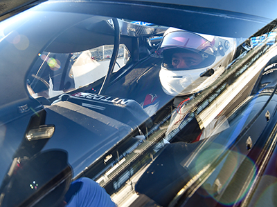 Jimmie Johnson in the No. 10 NTT DATA Chip Ganassi Racing Honda