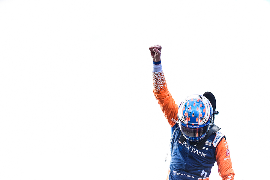 Dixon celebrates championship