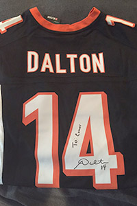 Conor Daly Bengals' jersey