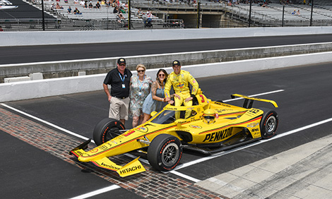 Scott McLaughlin and family