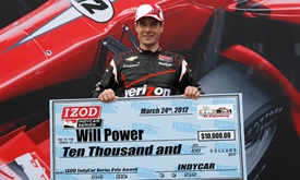 Thumbnail for Power sets a track record in claiming pole start