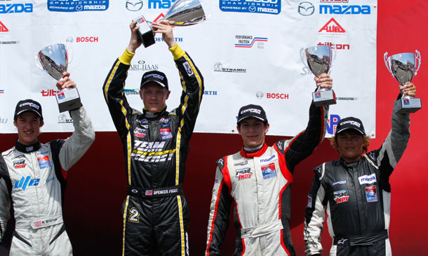 USF2000 Podium at St. Pete