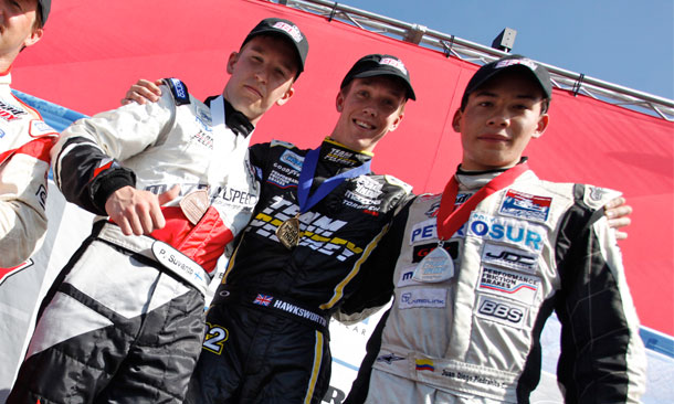 StarMazda Race 2 Podium