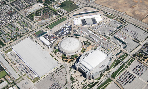 Reliant Stadium Park Overhead
