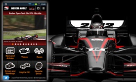 Thumbnail for Stay connected with action via INDYCAR Mobile