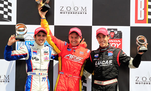 Firestone Indy Lights Podium at Barber Motorsports Park