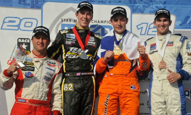 Barber Star Mazda Race 2 Podium