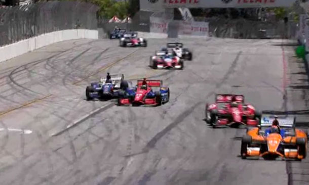 Andretti and Rahal Make Contact at Long Beach