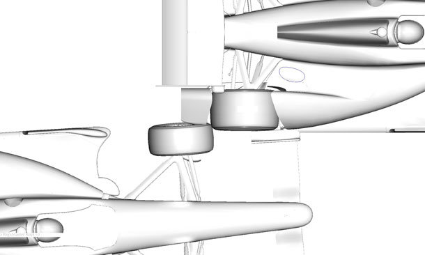 Andretti and Rahal Contact Diagram