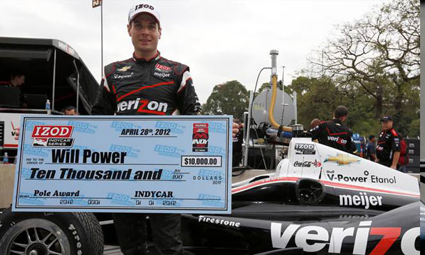 Will Power Pole Check for Brazil