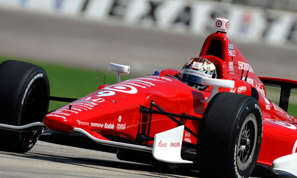 Scott Dixon Testing in Texas