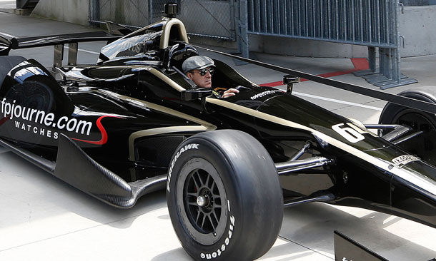 Jean Alesi Rolling to Pit Lane