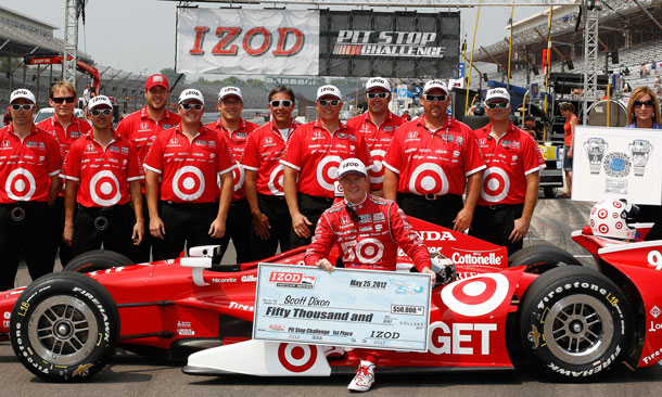 Dixon Wins Pit Stop Competition