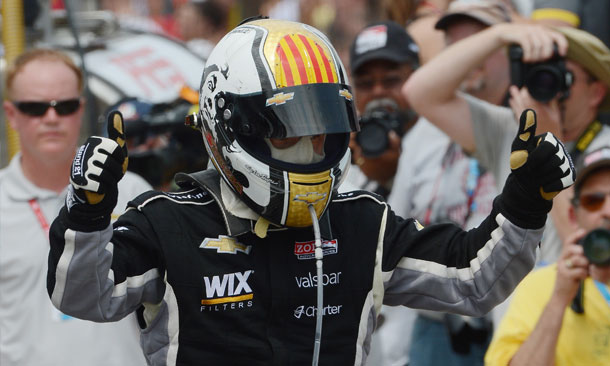 Oriol Servia Heat Index Indianapolis