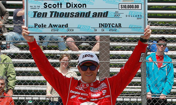Scott Dixon Wins Pole at Belle Isle