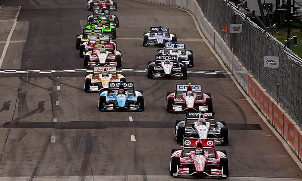 Start of Chevrolet Detroit Belle Isle Grand Prix