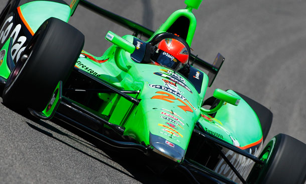 James Hinchcliffe at Texas Motor Speedway