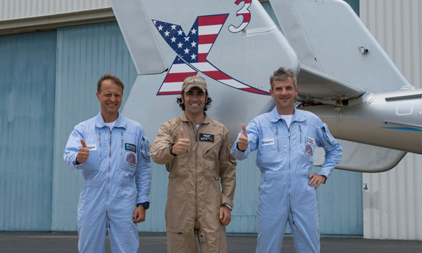 Franchitti Rides New X3 Helicopter