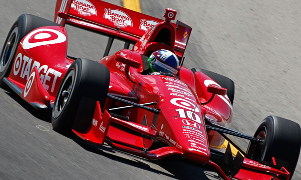 Dario Franchitti On Pole for the Iowa Corn Indy 250