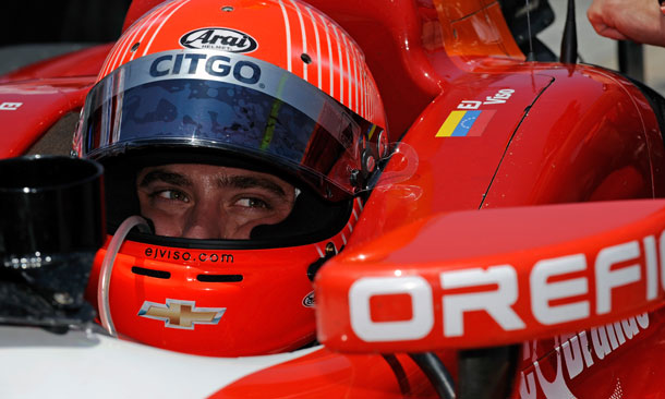 EJ Viso Receives Instructions In Car