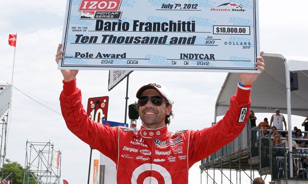 Franchitti Wins Pole in Toronto