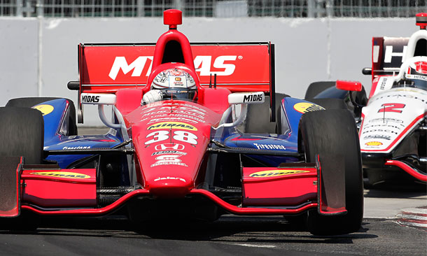 Graham Rahal and Ryan Briscoe in Toronto