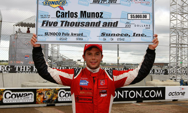 Carlos Munoz Wins FIL Pole at Edmonton