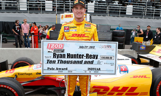 Hunter-Reay Wins Pole at Edmonton