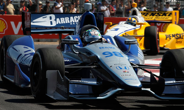 Tagliani leads Castroneves at Edmonton