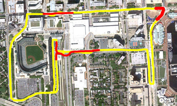 GrandPrix of Baltimore Track Change