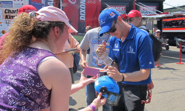 Charlie Kimball at Mid-Ohio