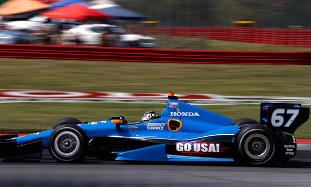 Josef Newgarden with Go USA Message