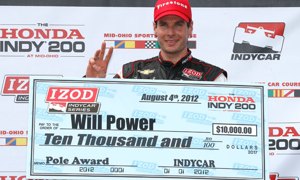 Will Power Wins Pole at Mid-Ohio