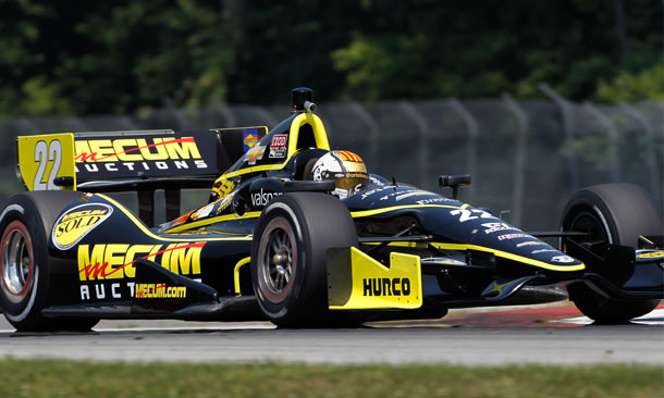 Oriol Servia at Mid-Ohio