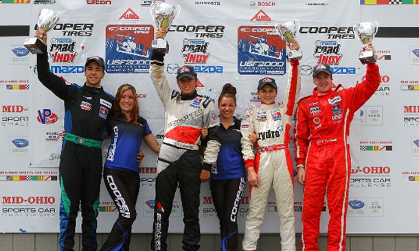 Anderson Wins USF2000 Race 2 at Mid-Ohio