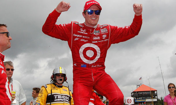 Dixon Celebrates Win At Mid-Ohio