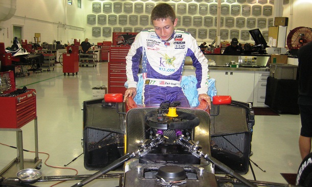 Veach to test Firestone Indy Lights car