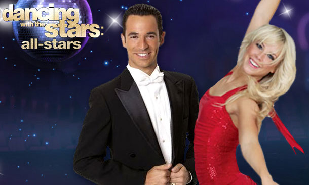 Helio Castroneves and Chelsie Hightower