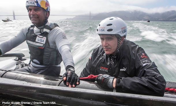 JR Hildebrand with Team Oracle