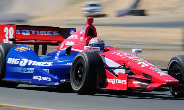 Graham Rahal at Sonoma